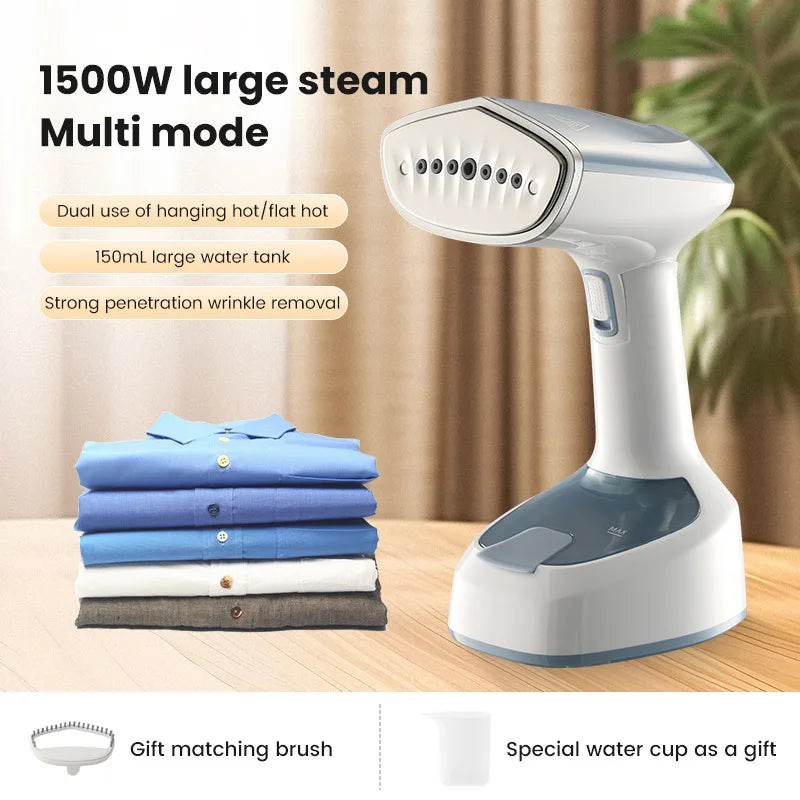 Vaporizador de ropa portátil 1500W – Plancha de mano